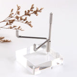 Maxbell 8x Durable Acrylic Display Stand Holder Suport for Minerals Geode Crystal