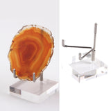 Maxbell 8x Durable Acrylic Display Stand Holder Suport for Minerals Geode Crystal