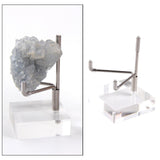 Maxbell 8x Durable Acrylic Display Stand Holder Suport for Minerals Geode Crystal
