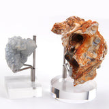 Maxbell 2x Durable Acrylic Display Stand Holder Suport for Minerals Geode Crystal