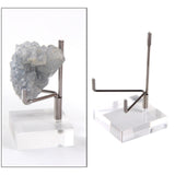 Maxbell 8x Durable Acrylic Display Stand Holder Suport for Minerals Geode Crystal