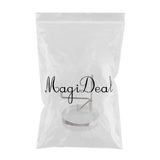 Maxbell 2 Pieces Acrylic Display Stand Rack Round Base for Minerals Rocks Stone