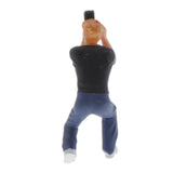 Maxbell 2pcs Mini 1/87 Photographer People Model Doll Layout Scenery Accessories