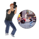 Maxbell 2pcs Mini 1/87 Photographer People Model Doll Layout Scenery Accessories
