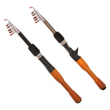 Maxbell Portable Telescopic Fishing Rod  Fishing Pole for Fishing Straight Handle
