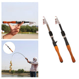 Maxbell Portable Telescopic Fishing Rod  Fishing Pole for Fishing Straight Handle