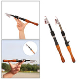 Maxbell Portable Telescopic Fishing Rod  Fishing Pole for Fishing Straight Handle