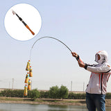 Maxbell Portable Telescopic Fishing Rod  Fishing Pole for Fishing Straight Handle