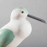 Maxbell Seagull Figurines Craft Bird Statue Micro Landscaping Decor Props Office green