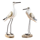 Maxbell Seagull Figurines Craft Bird Statue Micro Landscaping Decor Props Office yellow
