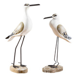 Maxbell Seagull Figurines Craft Bird Statue Micro Landscaping Decor Props Office yellow