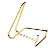 Maxbell 2pcs Desktop Crystals Stone Display Stand Iron Holder Base Support Bracket