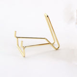 Maxbell 2pcs Desktop Crystals Stone Display Stand Iron Holder Base Support Bracket