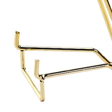 Maxbell 2pcs Desktop Crystals Stone Display Stand Iron Holder Base Support Bracket