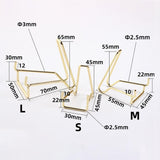 Maxbell 2pcs Desktop Crystals Stone Display Stand Iron Holder Base Support Bracket