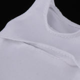 Maxbell 1/6 Scale Women's Vest Clothes for CG CY Girl 12'' Action Figure Accs White