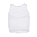 Maxbell 1/6 Scale Women's Vest Clothes for CG CY Girl 12'' Action Figure Accs White