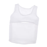 Maxbell 1/6 Scale Women's Vest Clothes for CG CY Girl 12'' Action Figure Accs White