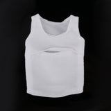 Maxbell 1/6 Scale Women's Vest Clothes for CG CY Girl 12'' Action Figure Accs White