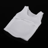 Maxbell 1/6 Scale Women's Vest Clothes for CG CY Girl 12'' Action Figure Accs White