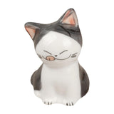 Maxbell 5xPorcelain Cute Cat Sculpture Statue Home Office Desktop Cabinet Decoration 4.5x6.8cm C
