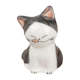 Maxbell 5xPorcelain Cute Cat Sculpture Statue Home Office Desktop Cabinet Decoration 4.5x6.8cm C