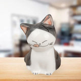Maxbell 5xPorcelain Cute Cat Sculpture Statue Home Office Desktop Cabinet Decoration 4.5x6.8cm C
