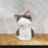 Maxbell 5xPorcelain Cute Cat Sculpture Statue Home Office Desktop Cabinet Decoration 4.5x6.8cm C