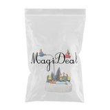 Maxbell Glowing Rotating Christmas Musical Case Resin Home Ornament Rotate Figurine