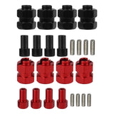 Maxbell 12x Brass Extended Hex Wheel Hubs Combiner for Scx24 Axi00002 Trucks