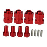 Maxbell 12x Brass Extended Hex Wheel Hubs Combiner for Scx24 Axi00002 Trucks