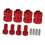 Maxbell 12x Brass Extended Hex Wheel Hubs Combiner for Scx24 Axi00002 Trucks