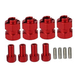Maxbell 12x Brass Extended Hex Wheel Hubs Combiner for Scx24 Axi00002 Trucks
