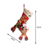 Maxbell Flannel Christmas Stocking for Fireplace Christmas B
