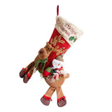 Maxbell Flannel Christmas Stocking for Fireplace Christmas B