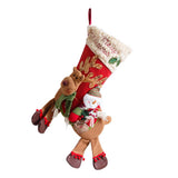 Maxbell Flannel Christmas Stocking for Fireplace Christmas B