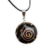 Maxbell 2xHandmade Orgone Energy Generator Pendant Energy Copper Coil Heal Necklace