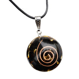 Maxbell 2xHandmade Orgone Energy Generator Pendant Energy Copper Coil Heal Necklace
