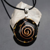 Maxbell 2xHandmade Orgone Energy Generator Pendant Energy Copper Coil Heal Necklace