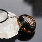 Maxbell 2xHandmade Orgone Energy Generator Pendant Energy Copper Coil Heal Necklace
