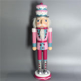 Maxbell 2x Wooden Nutcracker Soldier Figurine Ornament for Christmas Decors