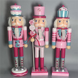 Maxbell 2x Wooden Nutcracker Soldier Figurine Ornament for Christmas Decors