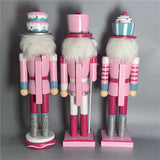 Maxbell 2x Wooden Nutcracker Soldier Figurine Ornament for Christmas Decors