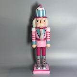 Maxbell 2x Wooden Nutcracker Soldier Figurine Ornament for Christmas Decors