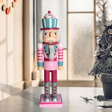 Maxbell 2x Wooden Nutcracker Soldier Figurine Ornament for Christmas Decors