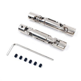 3xRC Car Axles Drive Shaft CNC Metal Upgrade for MN 1/12 RC Crawler  Red