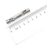 3xRC Car Axles Drive Shaft CNC Metal Upgrade for MN 1/12 RC Crawler  Red