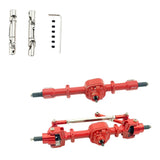 3xRC Car Axles Drive Shaft CNC Metal Upgrade for MN 1/12 RC Crawler  Red