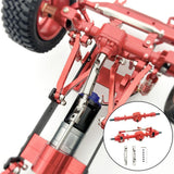 3xRC Car Axles Drive Shaft CNC Metal Upgrade for MN 1/12 RC Crawler  Red