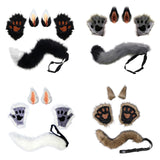 Maxbell Cosplay Role Playing Props Christmas Fancy Accessories Cosplay Set for Women Black White